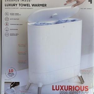 Luxury Towel warmer! Heated Comfort and Aromatherapy, extra large capacity